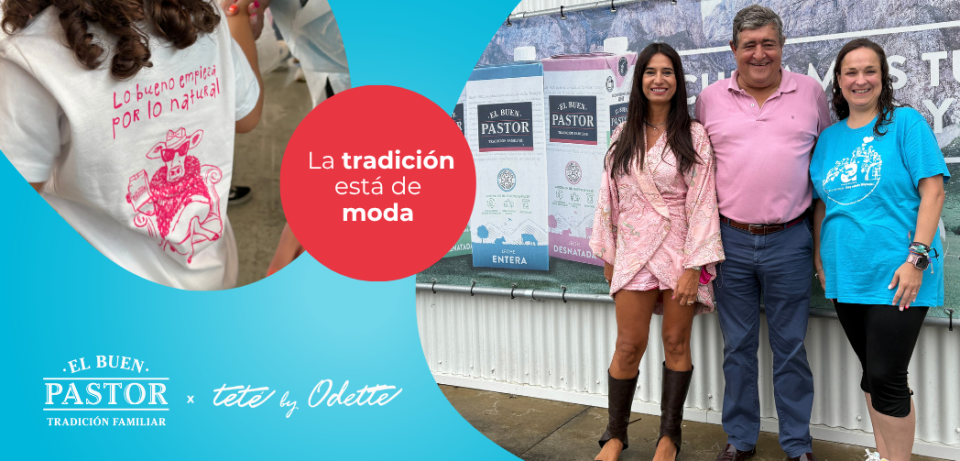 Leche El Buen Pastor y Teté by Odette se unen por una causa solidaria