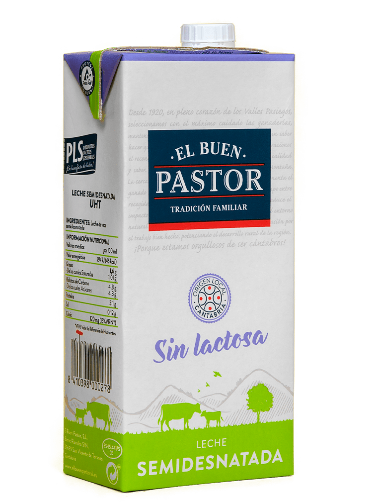 Leche sin lactosa El Buen Pastor